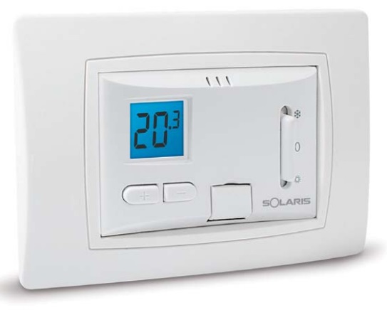 Termostato elettronico da incasso con display CENTAURY i Bianco